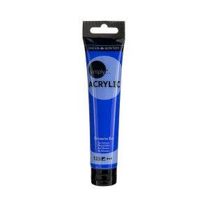 Farba akrylowa Daler-Rowney 75ml, Niebieska/Ultramarine Blue
